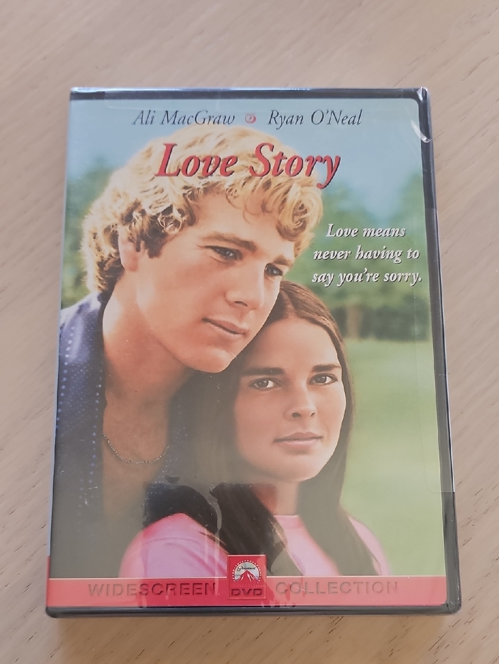 Love Story Widescreen DVD - Classic Romance (Red, Pink, Green)